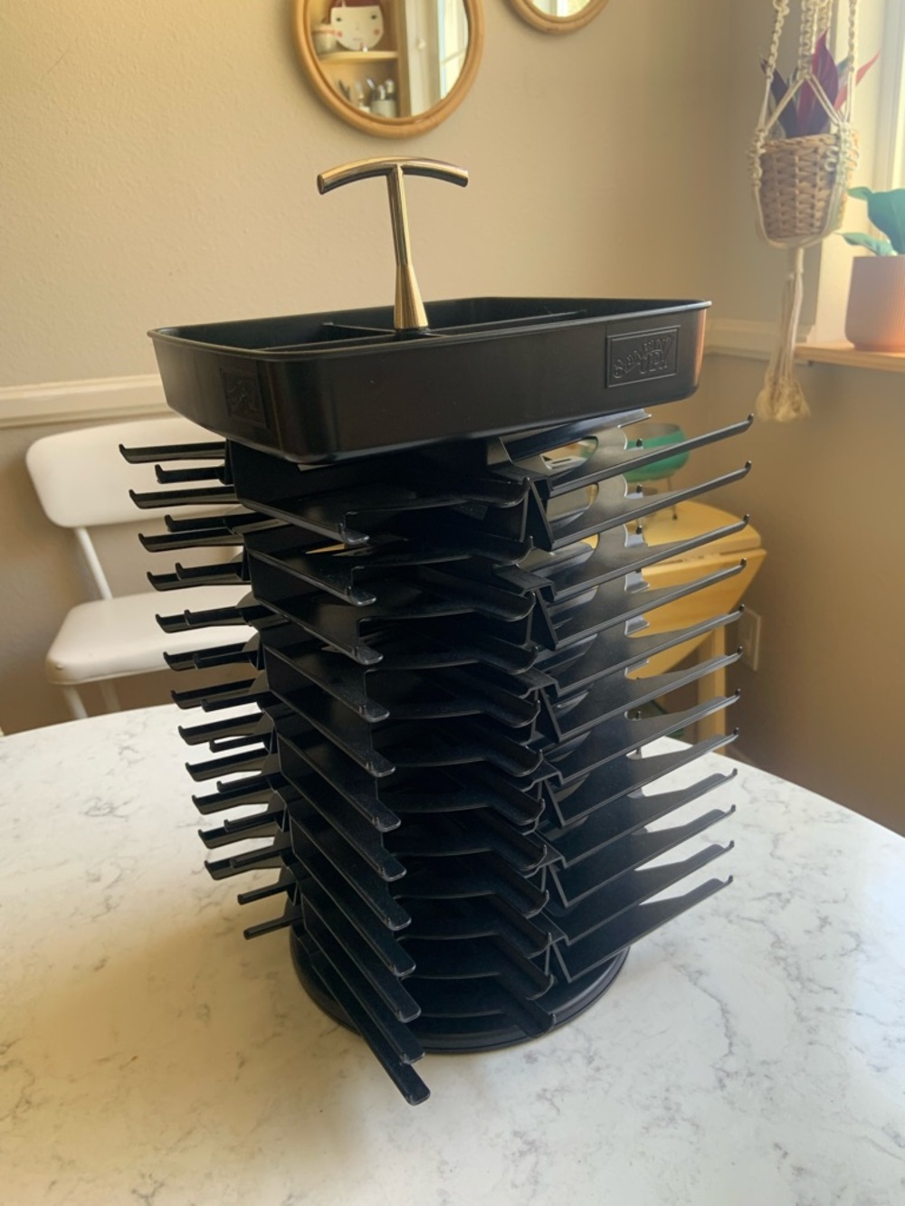Stampin' Up! Black 60-Slot Rotating Ink Pad Caddy - Picture 4 of 6
